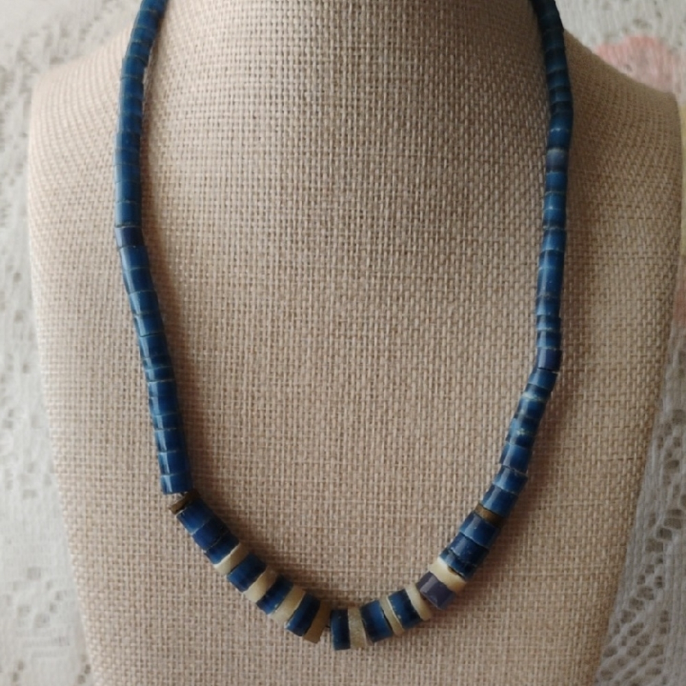 Beach Bead Style Beaded Necklace